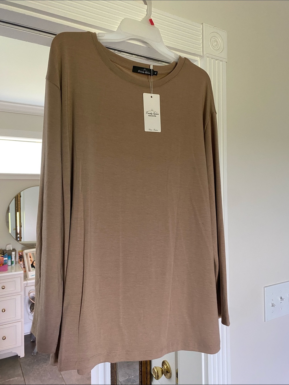 Everyday Long Sleeve Tee - Taupe